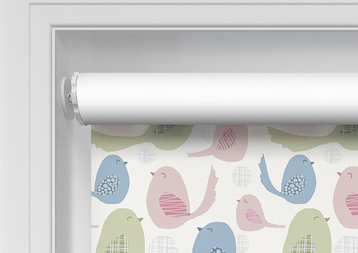 Bright Birds, Pastel - Twist&Fit Roller Blind - Image 10